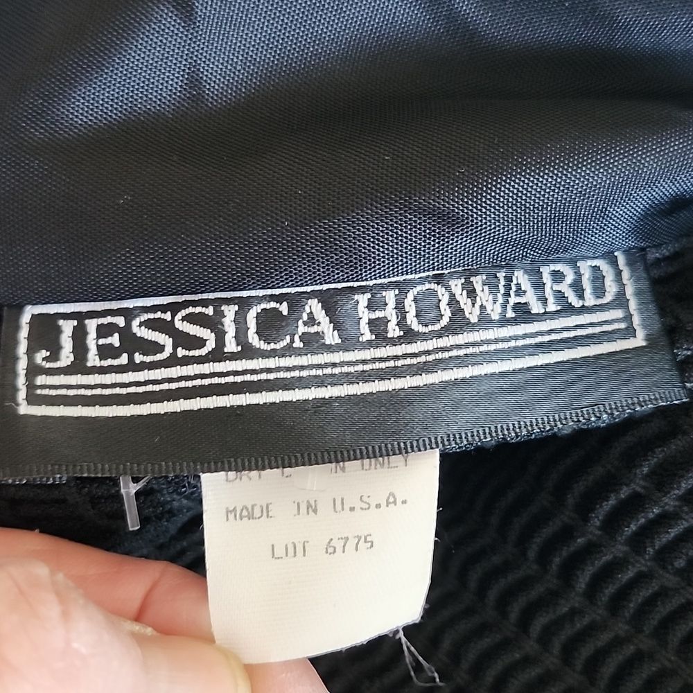 Jessica Howard Midi Tuxedo Formal Satin And Tulle Skirt Halter Dress Size 8 NEW - Picture 8 of 10